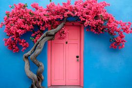 Blühende Tür von Poster Art Shop