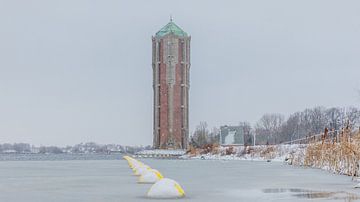 Icy Symmetry at Aalsmeer Water Tower