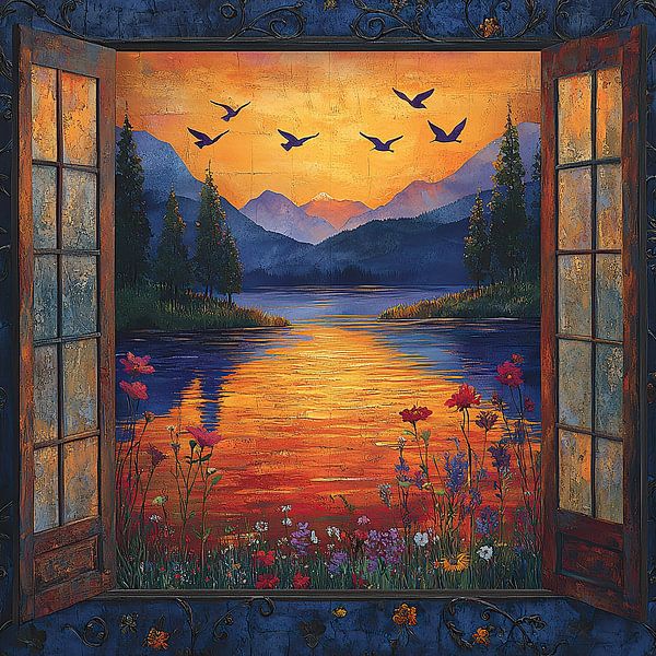 Henri Matisse inspires Open Window See by Niklas Maximilian