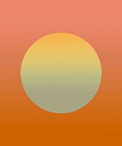 Goldener Mond in Warmen Farben
