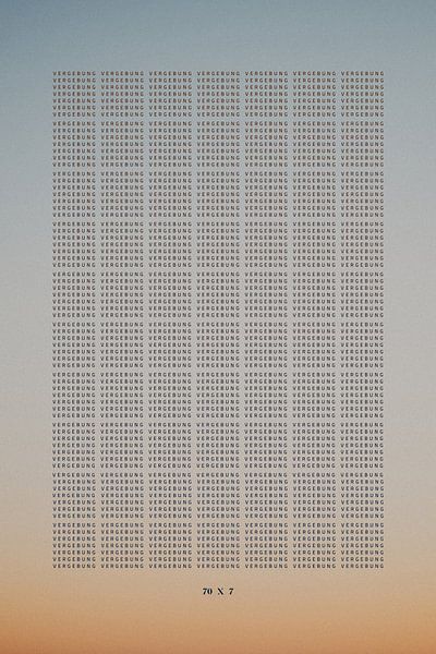 70x7 Forgiveness - As Far As The Sky by Jonathan Schöps | UNDARSTELLBAR.COM — Visual thoughts about God