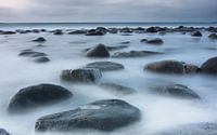 Rocks on a bed of silk