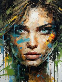 Modern Abstract Portrait by SPEQ ART