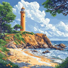 Lighthouse of sketch by PixelPrestige
