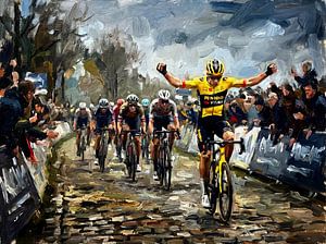 Impressionistisches Gemälde von Paris–Roubaix