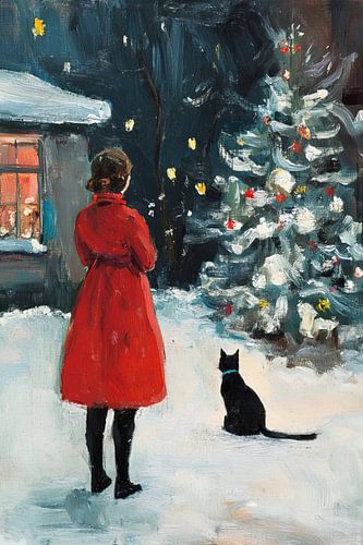 Red Winter by Wonderful Art