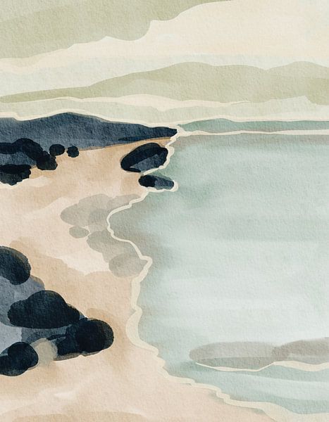 Verträumter Blick aufs Meer von Nikita Jariwala