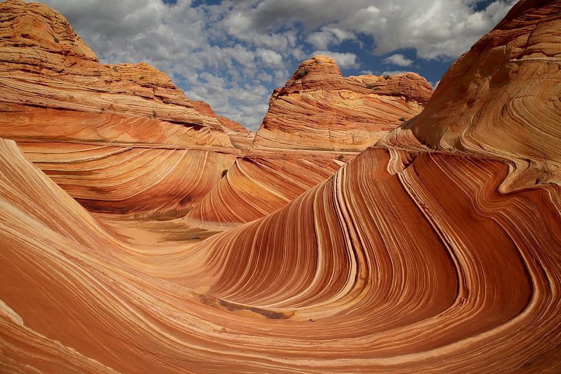 Rock formations in the North Coyote Buttes, part of Vermilion Cliffs National Monument. This area is by Frank Fichtmüller