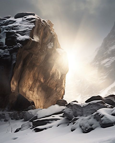 Landschap van fernlichtsicht