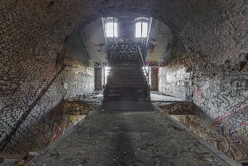 Escalier graffiti Urbex