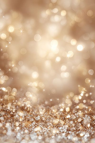 Glitzerboden in Golden Light Party Sparkling Luxury von Eva Lee