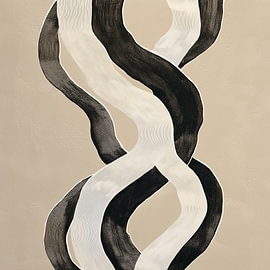 Verflochten – Moderne abstrakte Kunst