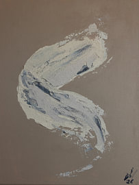 Sand | Ionian Spaces – Abstraktes Acrylgemälde von FadedGreyStudios