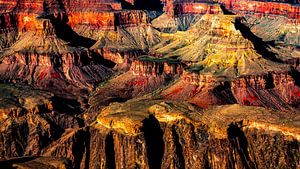 Panorama Grand Canyon van Dieter Walther