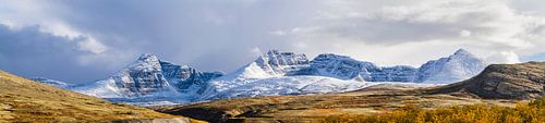 Besneeuwde bergen in Rondane