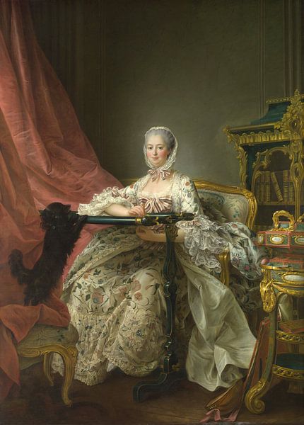 Madame de Pompadour, François-Hubert Drouais par Des maîtres magistraux
