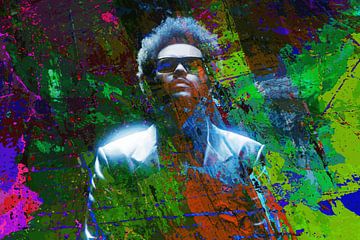 The Weeknd Modern Abstract Portret