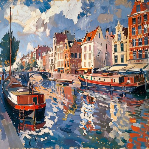 Amsterdam inspired by Cezanne