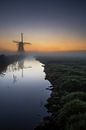 Dutch windmill Hempensermeerpolder von AGAMI Photo Agency Miniaturansicht