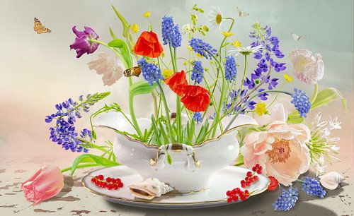 Still life 'Blue grapes'