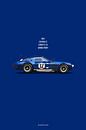Auto's in Kleuren, Corvette C2 Grand Sport Blauw van Theodor Decker thumbnail