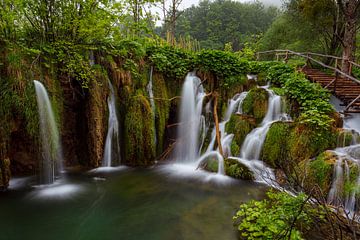 The Plitvice Lakes in Croatia by Roland Brack
