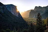 Yosemite Valley zum Sonnenaufgang von Thomas Klinder Miniaturansicht