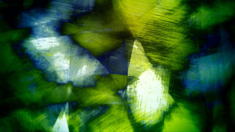 Japanische Natur Abstrakt Japandi Pop von FRESH Fine Art