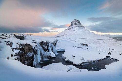 Zonsopkomst in IJsland van Gerlinde Smit