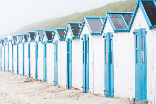 Strandhuisjes op Texel