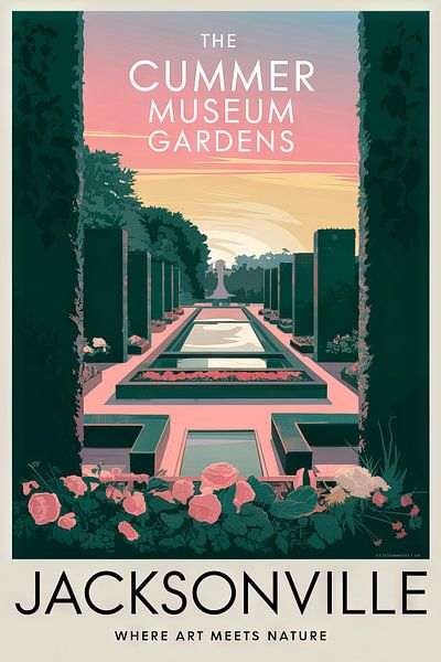 Jacksonville von Poster Art Shop