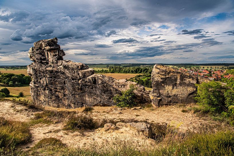Mountains in the Harz by Ria Overbeeke