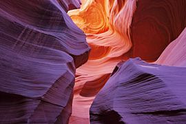 Bunte Antilopenschlucht (USA) von Henny Hagenaars