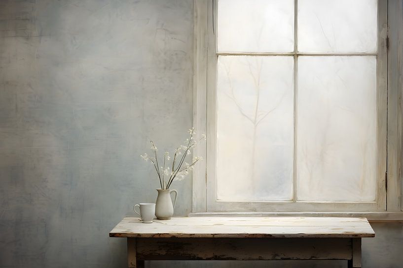 At the window by Heike Hultsch
