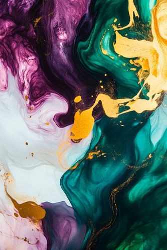 Levendige abstracte explosie van kleur