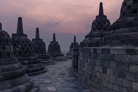 Borobudur Sunrise I by Insolitus Fotografie