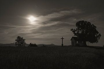 Maanlichtnacht in de Rhön 2 van Holger Spieker