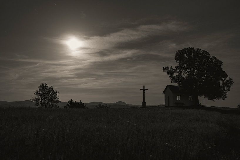 Mondscheinnacht in der Rhön 2 von Holger W. Spieker
