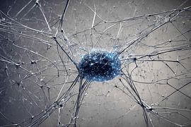 AI weergave van een Neuraal netwerk van Paul Zoetemeijer Fotografie