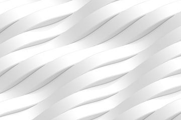 White soft waves, landscape format