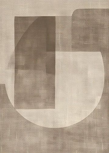 Modern minimalistische kunst op linnen van Modern Collection