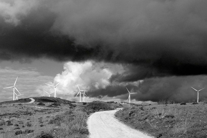 Windmühlen. von M. van Oostrum