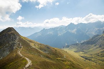 Vues des Alpes sur Steffie van der Putten