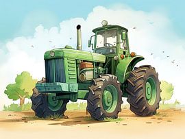 Green Tractor