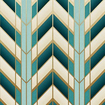 Square Art Deco Motif by Whale & Sons