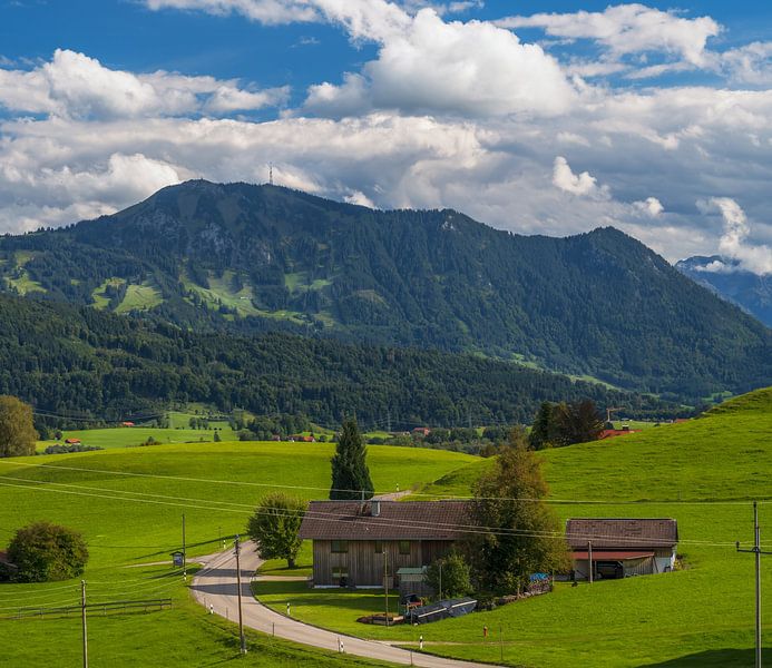 The Grünten mountain, also called the guardian of the Allgäu by ManfredFotos