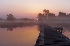beautiful sunrise van Hilda booy