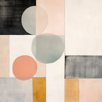 Palette d'aquarelles et de formes III