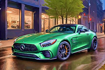 Mercedes sports car by DeVerviersBelgium