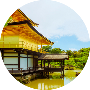 Gouden Tempel Kinkaku-ji van Pascal Deckarm